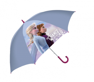 Umbrela de ploaie manuala pentru copii, Frozen, Elsa si Ana, diametru 48 cm