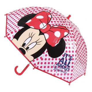 Umbrela de ploaie manuala pentru copii, It s All About Minnie, diametru 71 cm