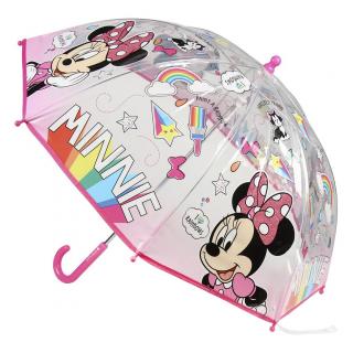 Umbrela de ploaie manuala pentru copii, Minnie Mouse, diametru 71 cm