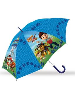 Umbrela de ploaie manuala pentru copii, Paw Patrol, Chase, 65 cm