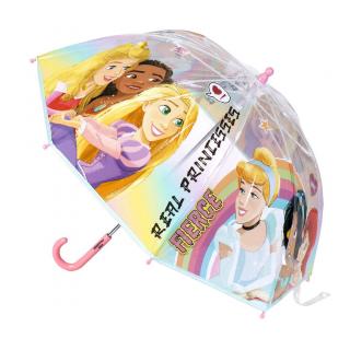 Umbrela de ploaie manuala pentru copii, Printesele Disney, diametru 71 cm