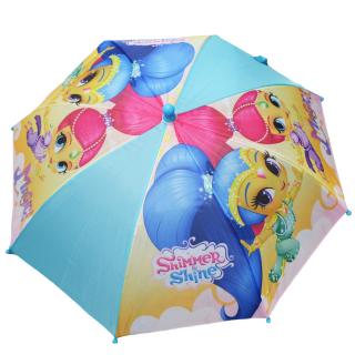 Umbrela manuala Shimmer Shine maner bleu 42 cm