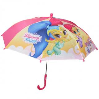 Umbrela manuala Shimmer Shine maner roz 42 cm