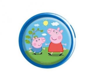 Veioza lampa Led push Peppa Pig 14 cm albastru