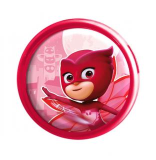 Veioza lampa Led push Pj Masks 14 cm rosu