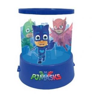 Veioza lampa PJ Masks cu proiectie albastru 11.5 cm