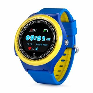 Ceas Inteligent pentru copii WONLEX KT06 Albastru, cu GPS, rezistent la apa, localizare WiFI si monitorizare spion