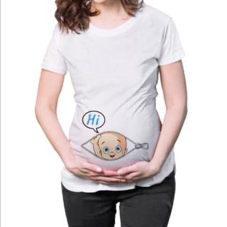 Funny Mama - Tricou cu imprimeu haios pentru gravide, Transport Gratuit