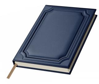 Agenda piele B5 Business Model R Navy, Princ Leather