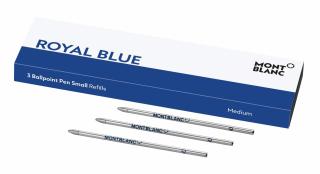 Ballpoint Pen Small Refills Royal BLUE MONTBLANC set 3 buc