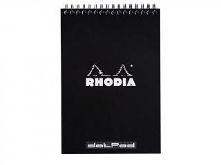 Blocnotes A5 Spiral Pad Classic Black, Rhodia