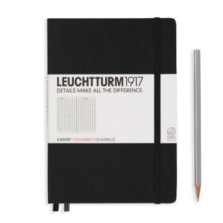 CAIET A5 AR COP. RIGIDA NEGRU LEUCHTTURM1917
