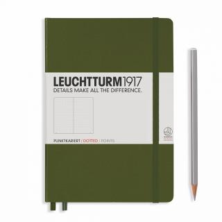 CAIET A5 COPERTA RIGIDA ARMY, LEUCHTTURM1917