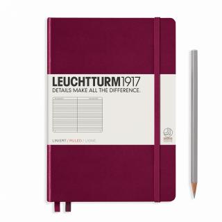 CAIET A5 Dictando COPERTA RIGIDA BORDEAUX LEUCHTTURM1917