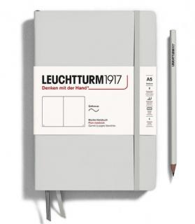 CAIET A5 DR COP. FLEXIBILA GRI DESCHIS LEUCHTTURM