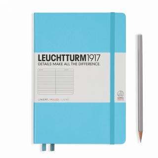 CAIET A5 LINIAT COPERTA RIGIDA BLEU LEUCHTTURM