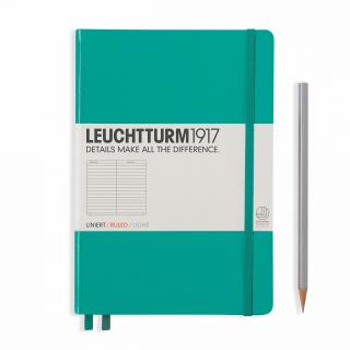 CAIET A5 LINIAT COPERTA RIGIDA TURCOAZ LEUCHTTURM