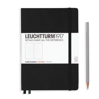 CAIET A5 PUNCTAT COP. RIGIDA NEGRU LEUCHTTURM1917
