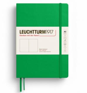 CAIET A5 PUNCTAT COP. RIGIDA VERDE PRIMAVARATIC LEUCHTTURM