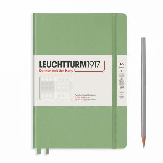 CAIET A5 PUNCTAT COP. RIGIDA VERNIL PASTEL LEUCHTTURM1917