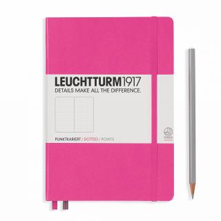 Caiet A5 Punctat Coperta Rigida Roz Leuchtturm1917