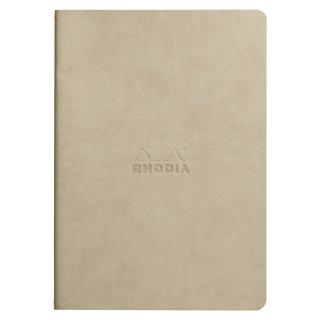 Caiet A5 Rhodia Rhodiarama Sewn Spine Beige, Punctat