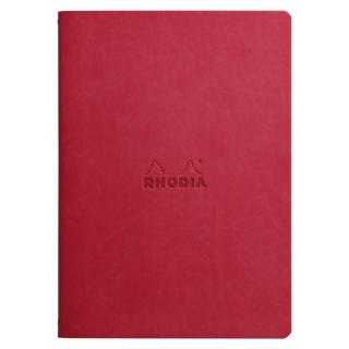 Caiet A5 Rhodia Rhodiarama Sewn Spine Poppy, Punctat