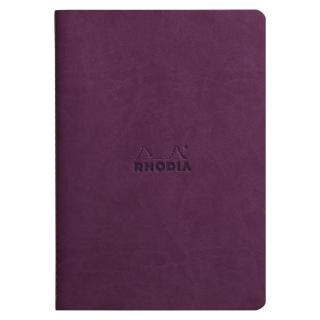 Caiet A5 Rhodia Rhodiarama Sewn Spine Purple, Punctat