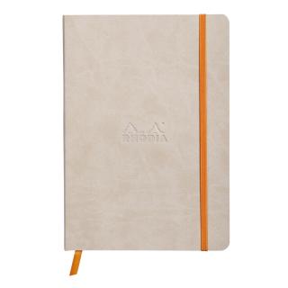 Caiet A5 Rhodia softcover Beige dictando, 160 pag