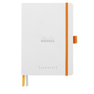 Caiet A5 Rhodia softcover Goalbook White dot, 240 pag