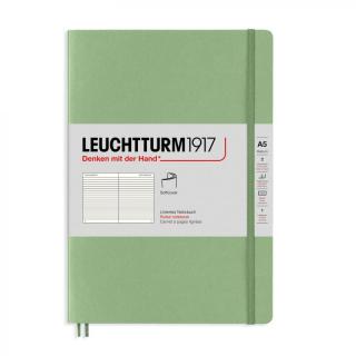 CAIET A5 VELIN COP. FLEXIBILA VERNIL PASTEL LEUCHTTURM1917