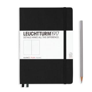 CAIET A5 VELIN COP. RIGIDA NEGRU LEUCHTTURM1917