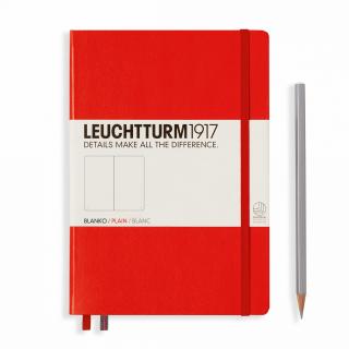 CAIET A5 VELIN COP. RIGIDA ROSU LEUCHTTURM1917