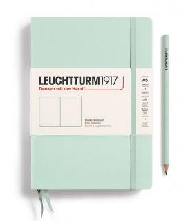 CAIET A5 VELIN COP. RIGIDA VERDE MENTA LEUCHTTURM