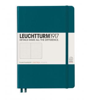 CAIET A5 VELIN COP. RIGIDA VERDE PACIFIC LEUCHTTURM1917