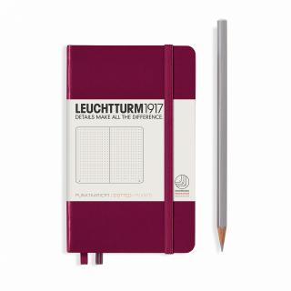 Caiet A6 COPERTA RIGIDA Bordeaux, LEUCHTTURM1917