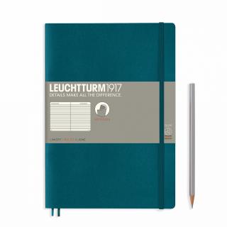 Caiet B5 Coperta Flexibila Pacific Green, Leuchtturm1917