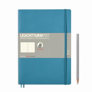 CAIET B5 VELIN COP. FLEXIBILA ALBASTRU NORDIC LEUCHTTURM1917