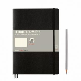 CAIET B5 VELIN COP. FLEXIBILA NEGRU LEUCHTTURM1917