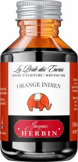 Calimara 100 ml The Pearl of Inks Orange Indien, Jacques Herbin