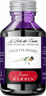 Calimara 100 ml The Pearl of Inks Violette Pensee, Jacques Herbin