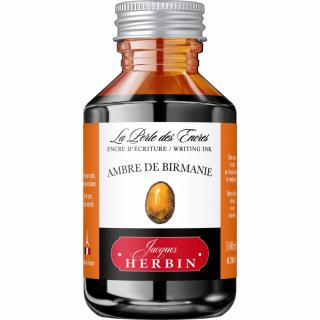 Calimara 100 ml Writing The Pearl of Inks Ambre de Birmanie, Jacques Herbin