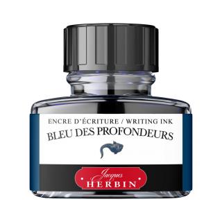 Calimara 30 ml Writing The Pearl of Inks Bleu des Profondeurs, Jacques Herbin