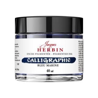 Calimara 40 ml Pigmented Bleu Marine Jacques Herbin