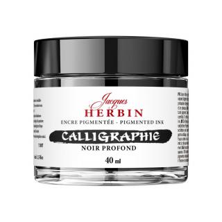 Calimara 40 ml Pigmented Noir Profond, Jacques Herbin