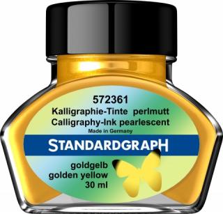 Calimara Cerneala Pearlescent Golden Yellow Permanent Standardgraph 30ml