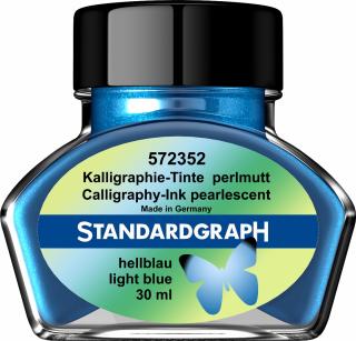 Calimara Cerneala Pearlescent Light Blue  30ml, Standardgraph