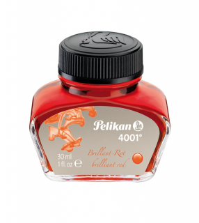 CALIMARA CERNEALA PELIKAN 4001 BRILLIANT RED 30ML