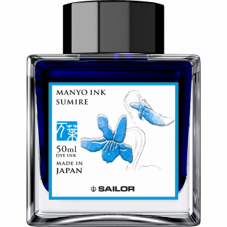 Calimara Cerneala Sailor Manyo Sumire Blue 50 ml