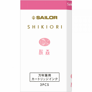 Cartuse Cerneala 3 Set Sailor SHIKIORI Standard SPRING SAKURAMORI - Pink